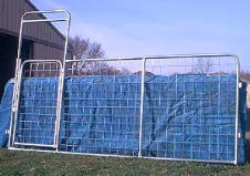 4ft tall x 10ft. long Portable Panel with walk thru gate